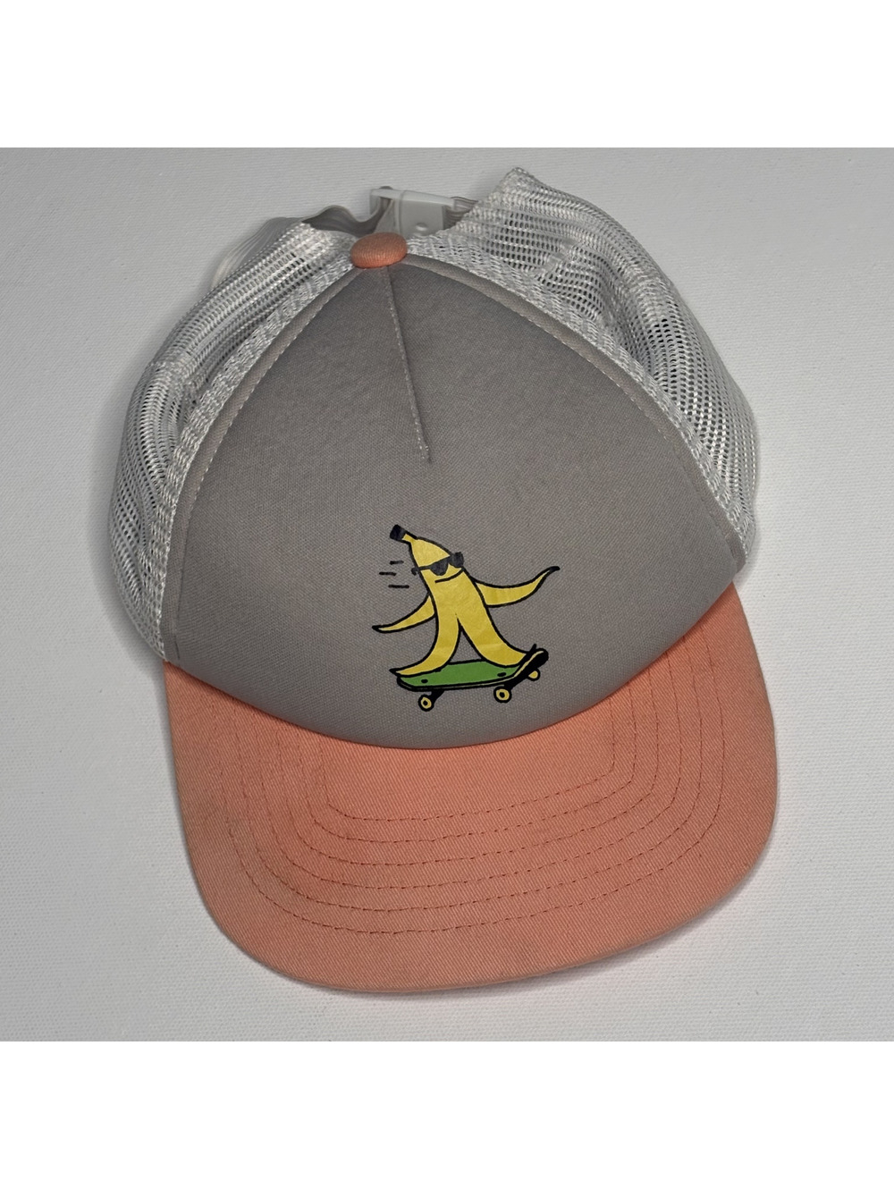 Old Navy One Size Adjustable Trucker Hat with Skateboarding